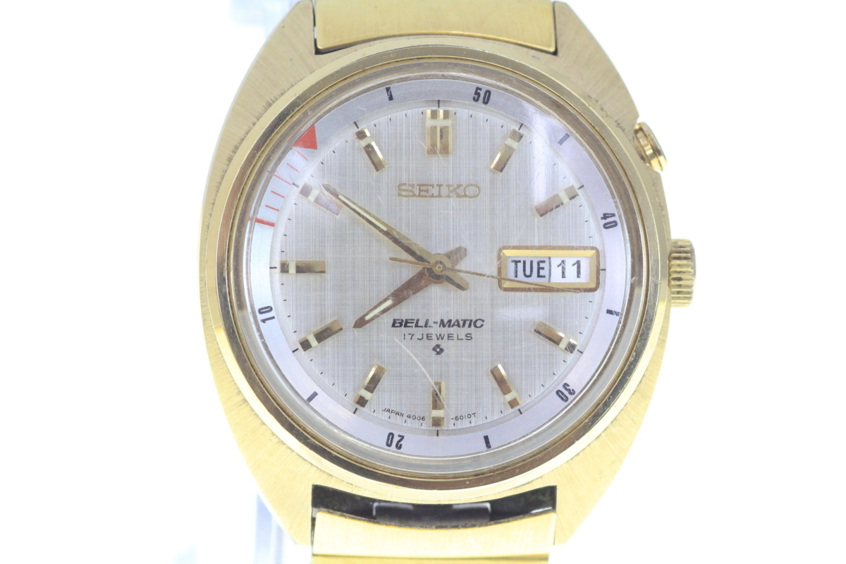  SEIKO/セイコー BELL-MATIC 17JEWELS 4006-6011 腕時計 A9370(その他)｜売買されたオークション情報、yahooの商品情報をアーカイブ公開 - オークファン その他