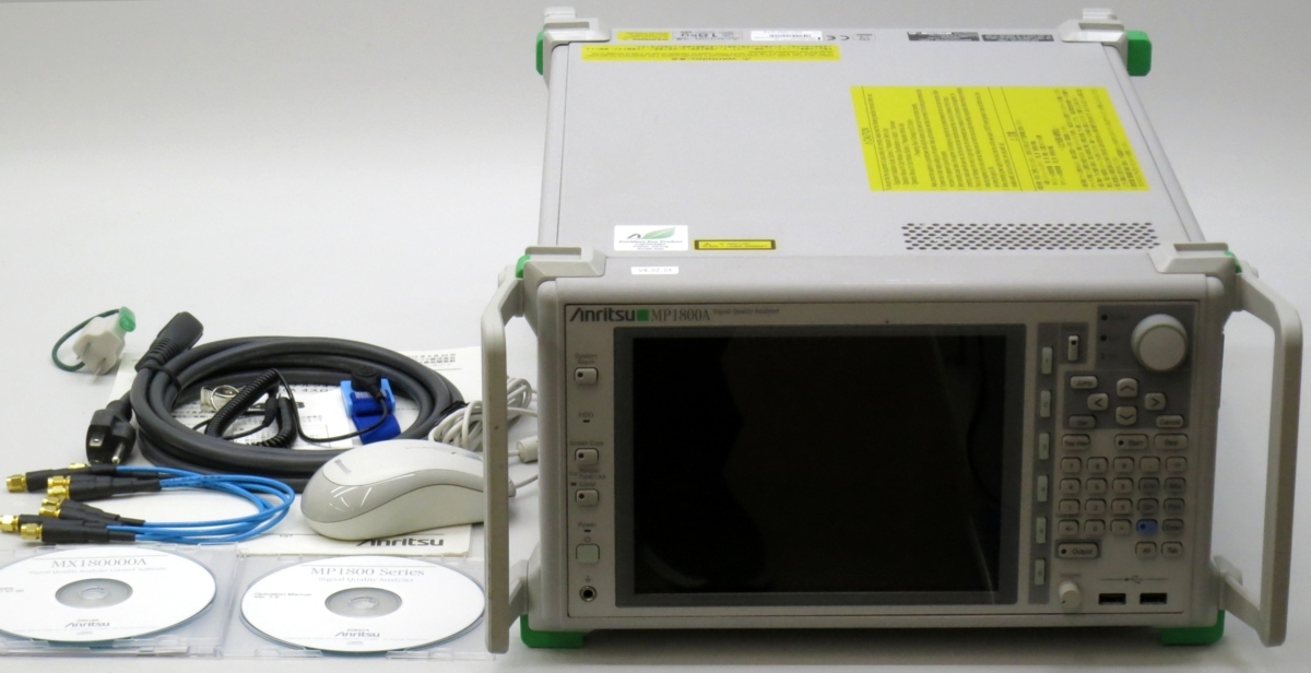 ZR35124◆ANRITSU MP1800A Signal Quality Analyzer シグナルクオリティアナライザ MU181020A/MU181040A【現状渡し品】