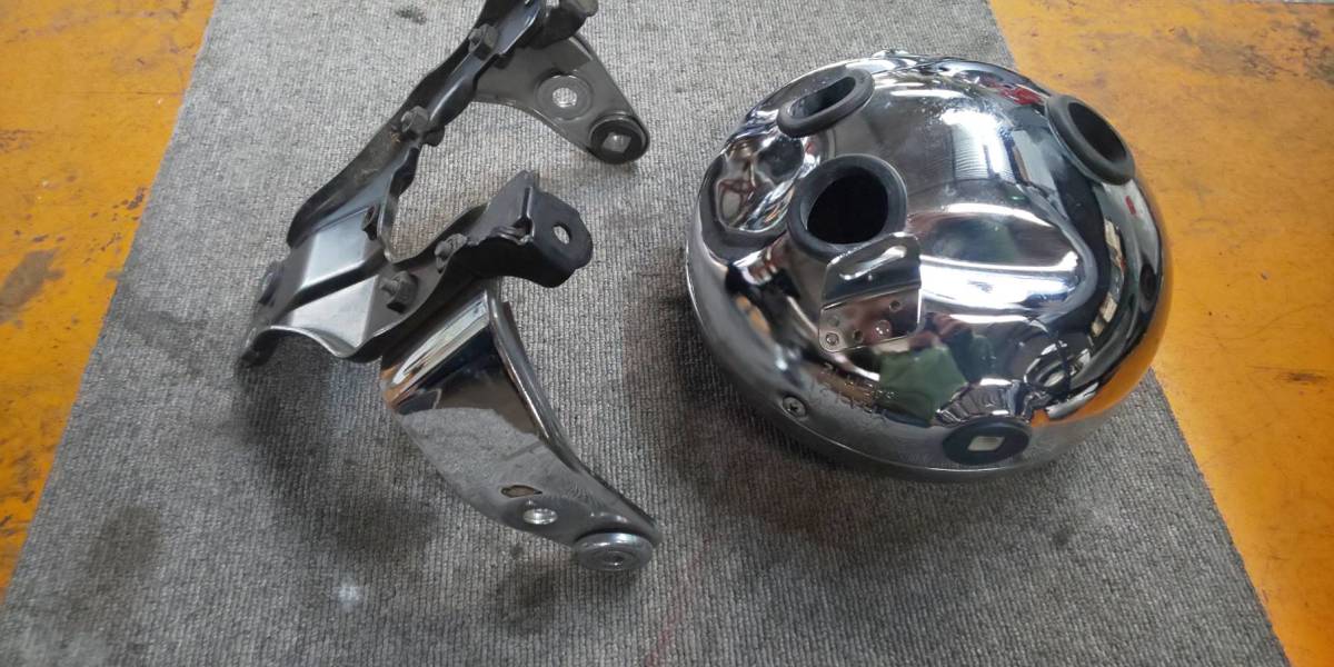 ヤマハ SR400用? 純正ヘッドライトSET 中古 SR500 RH01J 1JR ランプ