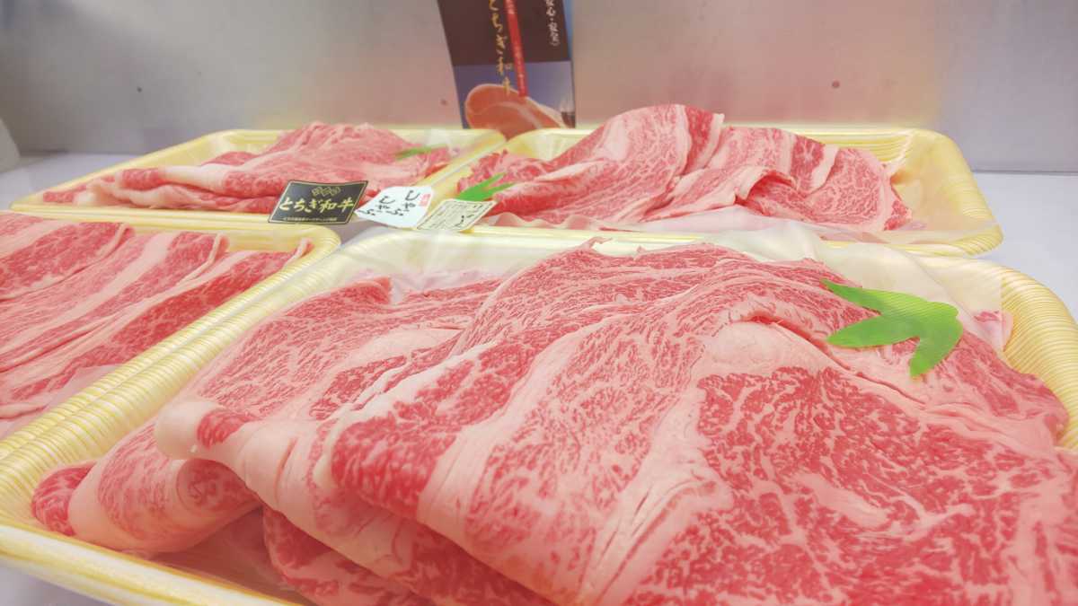 適寝肉@TEKINE29　1，90キロ㌘とちぎ和牛A5極上リブロースしゃぶしゃぶ用スライス③　黒毛和牛　栃木県産　冷凍発送4パック TEKINE29@適寝肉 適寝肉@TEKINE29 日光高原牛A5等級1，44キロ㌘特選サーロインブロック 肉オク!栃木A5(大田原産) 特選肩肉(すき焼き) 3.1Kg(5)