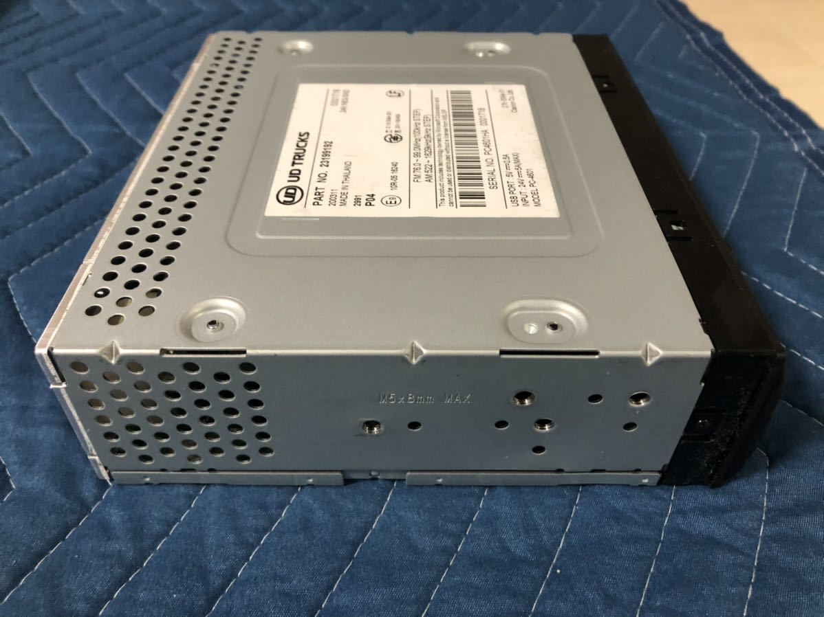 24V USB AUX AM ラジオ オーディオ Bluetooth UD FM 日野 純正品 新車