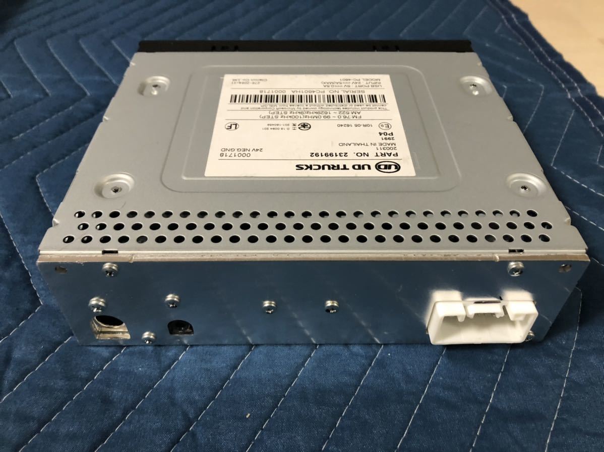 24V USB AUX AM ラジオ オーディオ Bluetooth UD FM 日野 純正品 新車