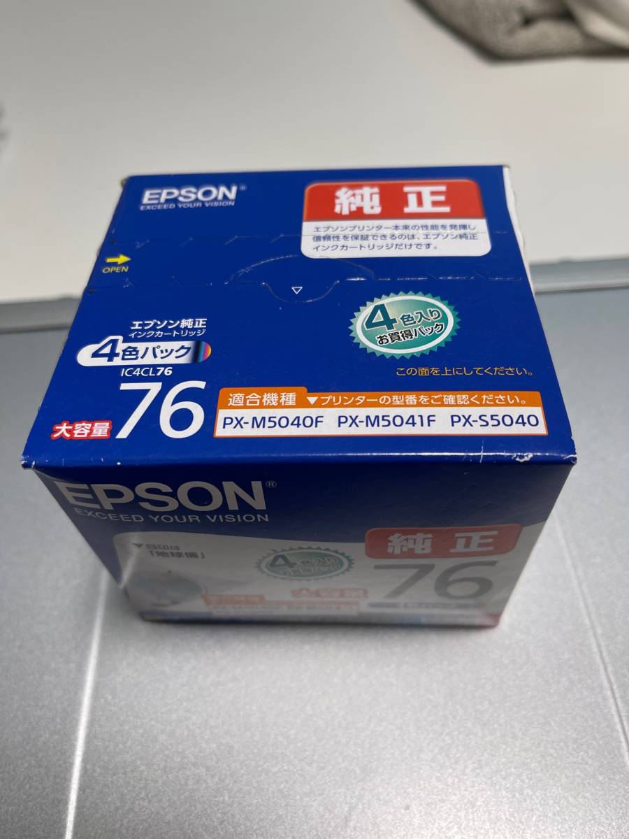 EPSON 純正インクカートリッジ IC4CL76 4色パック EPSON - EPSON