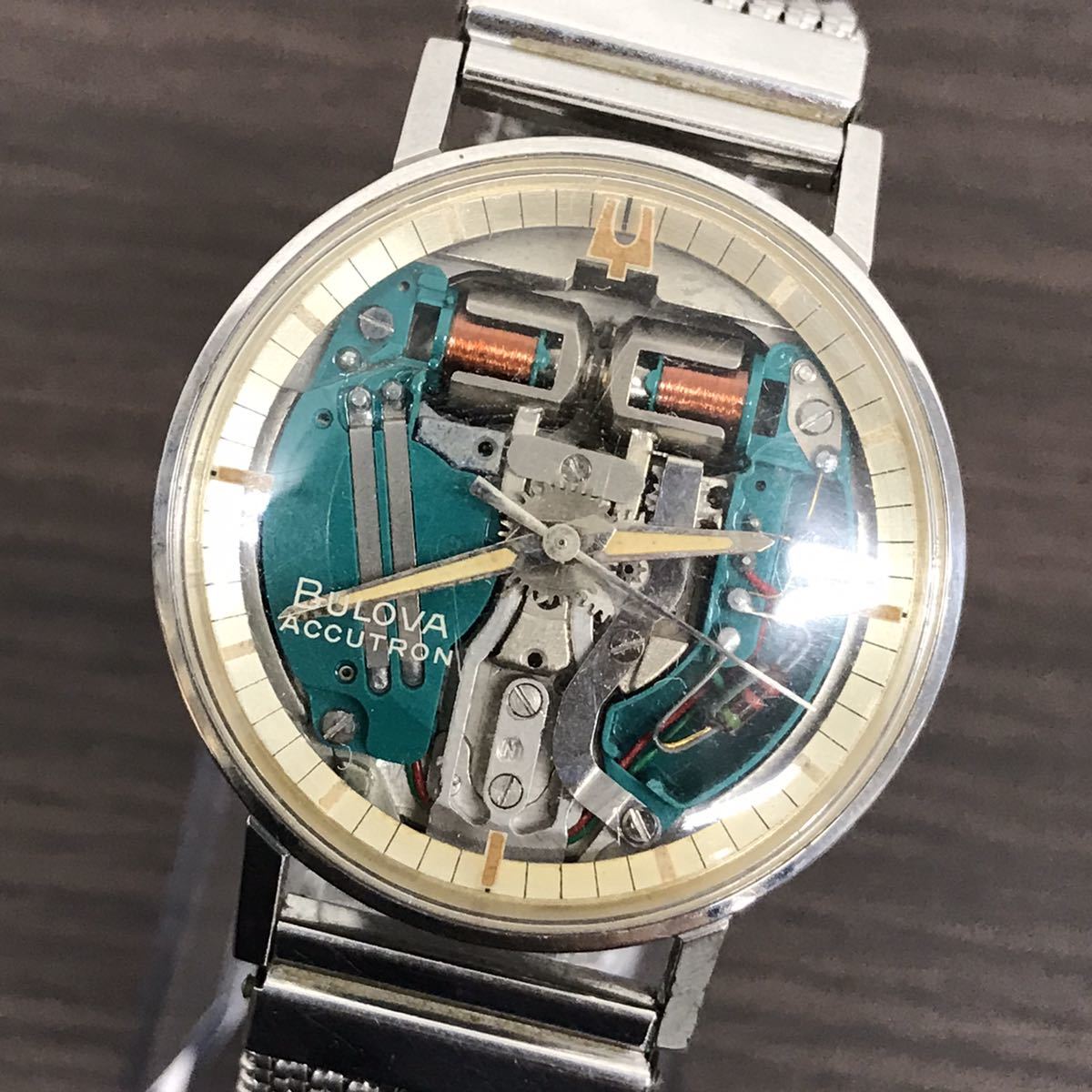 J69】稼働☆1円スタ☆BULOVA/ブローバ ACCUTRON/アキュトロン