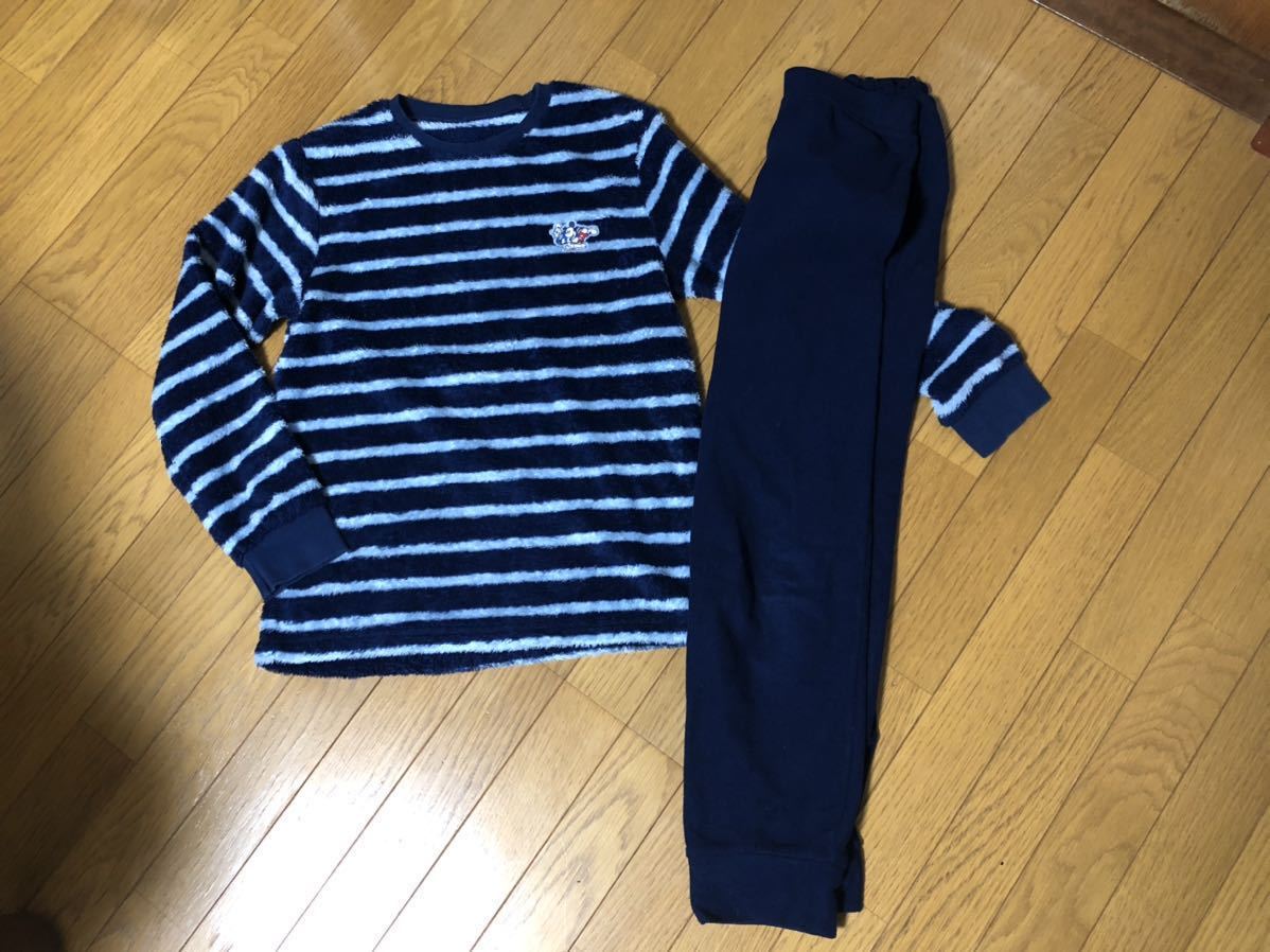 ディズニー フリースパジャマ 160 ユニクロ 3着セット ミッキー プーさん 160 155cm 以上 売買されたオークション情報 Yahooの商品情報をアーカイブ公開 オークファン Aucfan Com