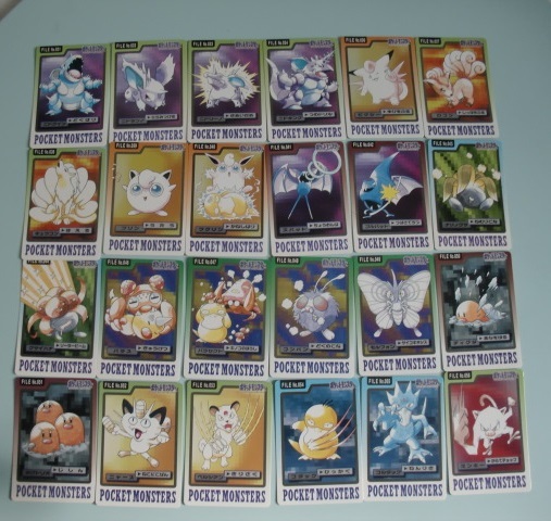☆ポケモンカードダス セミコンプ キラカード15枚 ノーマル129枚 1997 