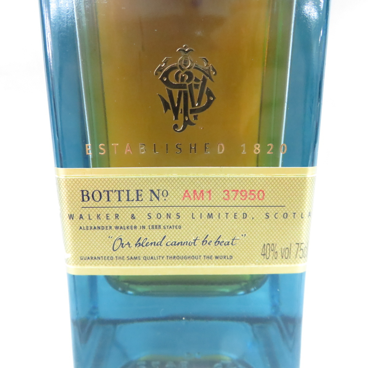 ジョニーウォーカー ブルーラベル Label WALKER Blue 750ml JOHNNIE