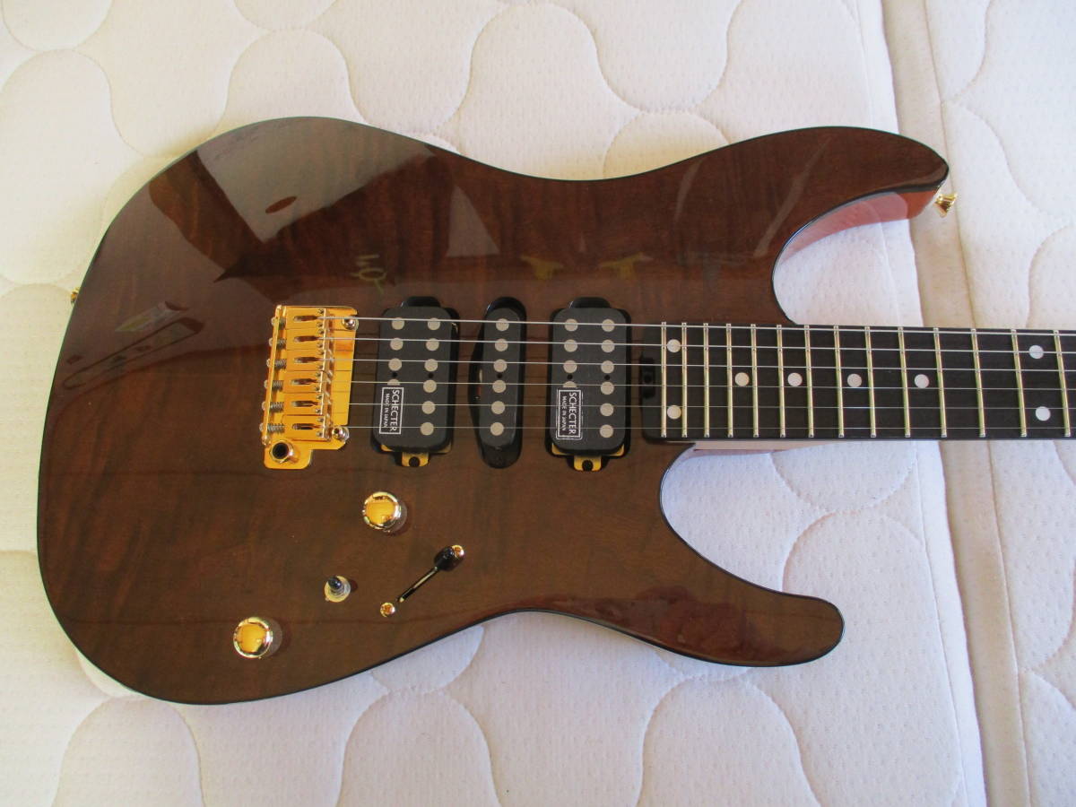 シェクター SCHECTER NV-DX-24-MH-VTR/ WALNUT【限定モデル】 極美品