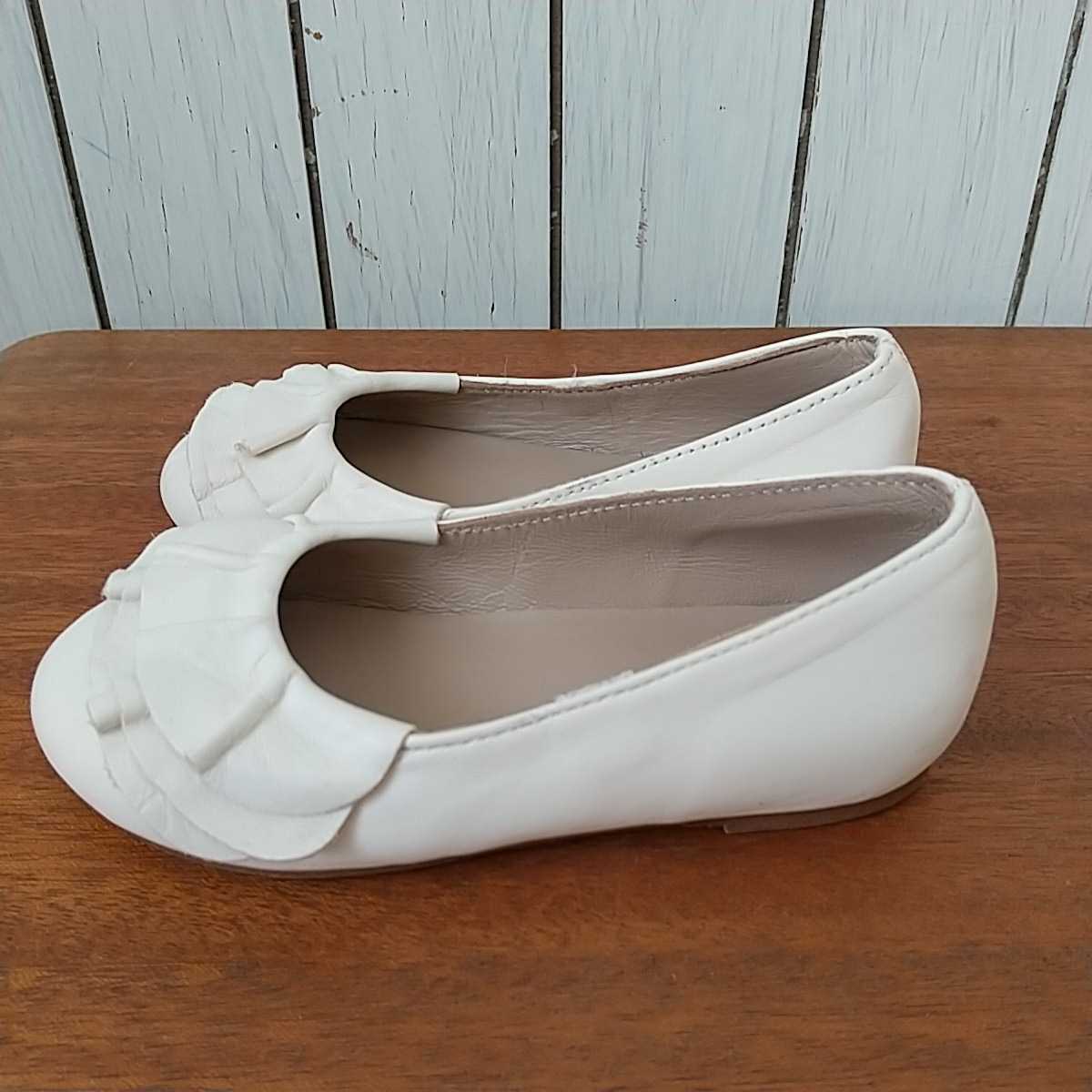Zara Baby ザラ B51 フリル シューズ Size 23 日本サイズ 14 5センチ 白 ホワイト ベビー キッズ 女の子 靴 バレエシューズ パンプス 14cm 売買されたオークション情報 Yahooの商品情報をアーカイブ公開 オークファン Aucfan Com