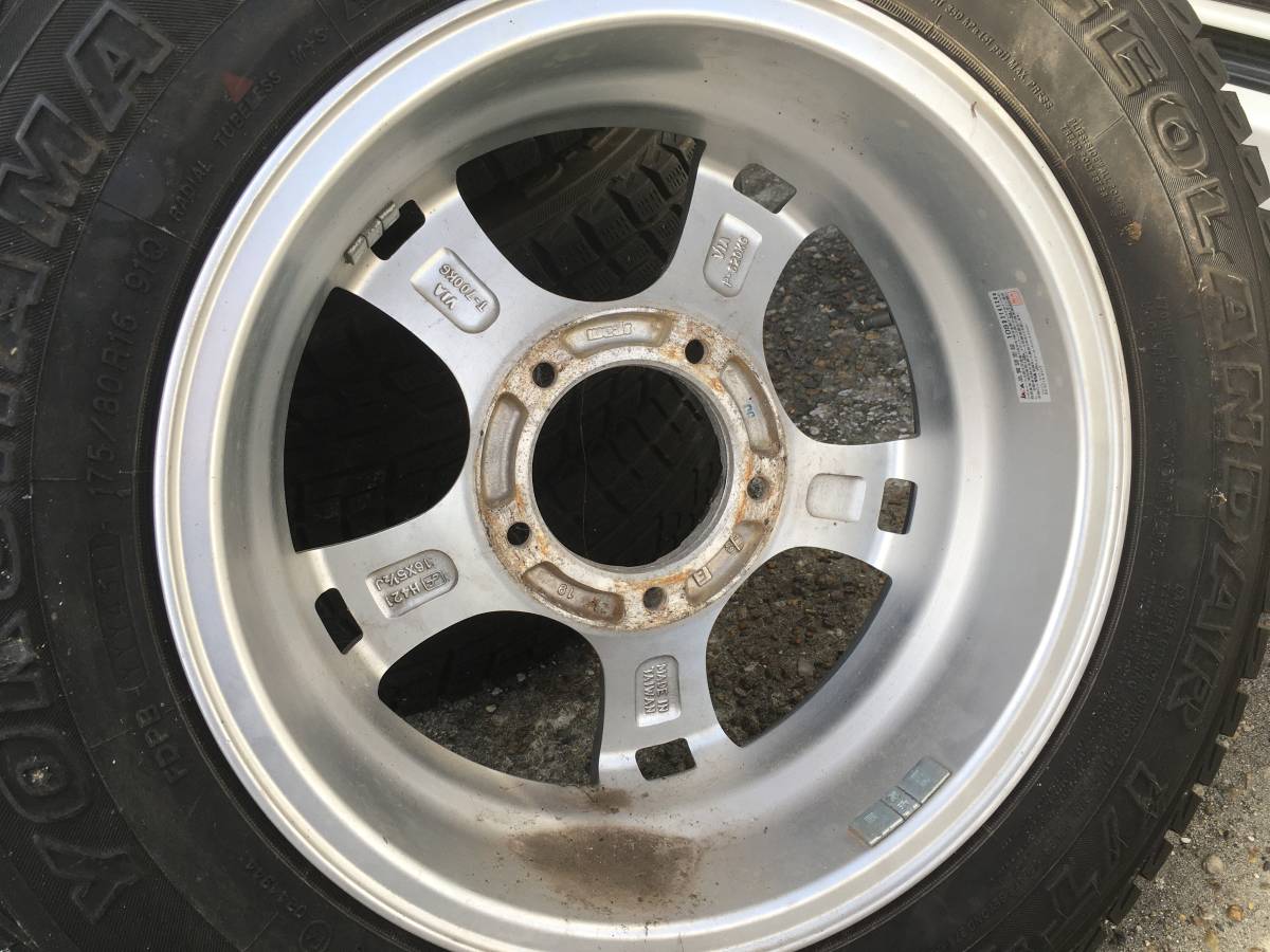 ジムニー等！ウエッズ キーラー フォース 16×5.5J 5H PCD139.7 