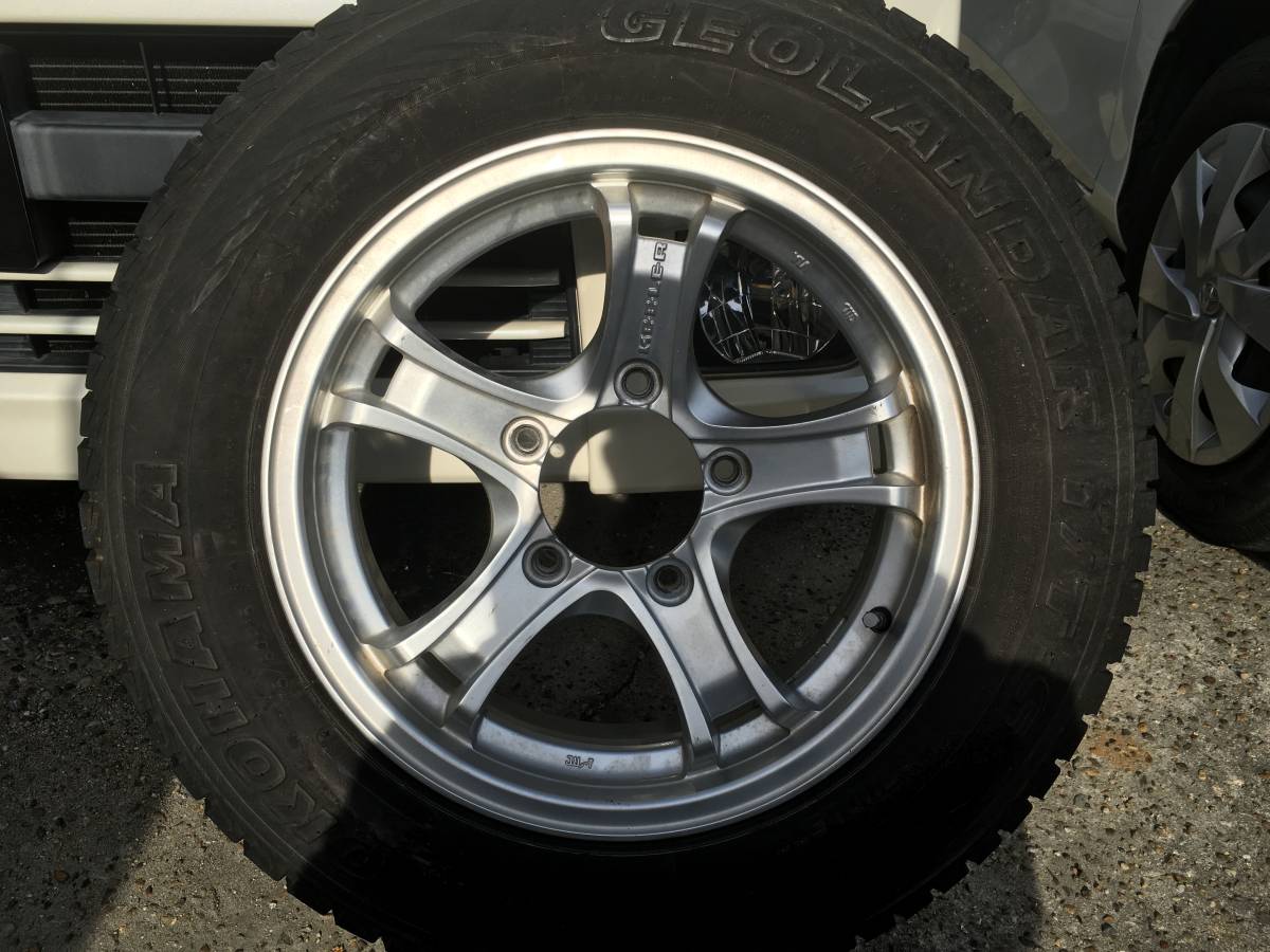 ジムニー等！ウエッズ キーラー フォース 16×5.5J 5H PCD139.7 