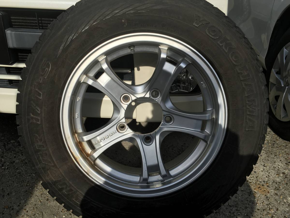 ジムニー等！ウエッズ キーラー フォース 16×5.5J 5H PCD139.7