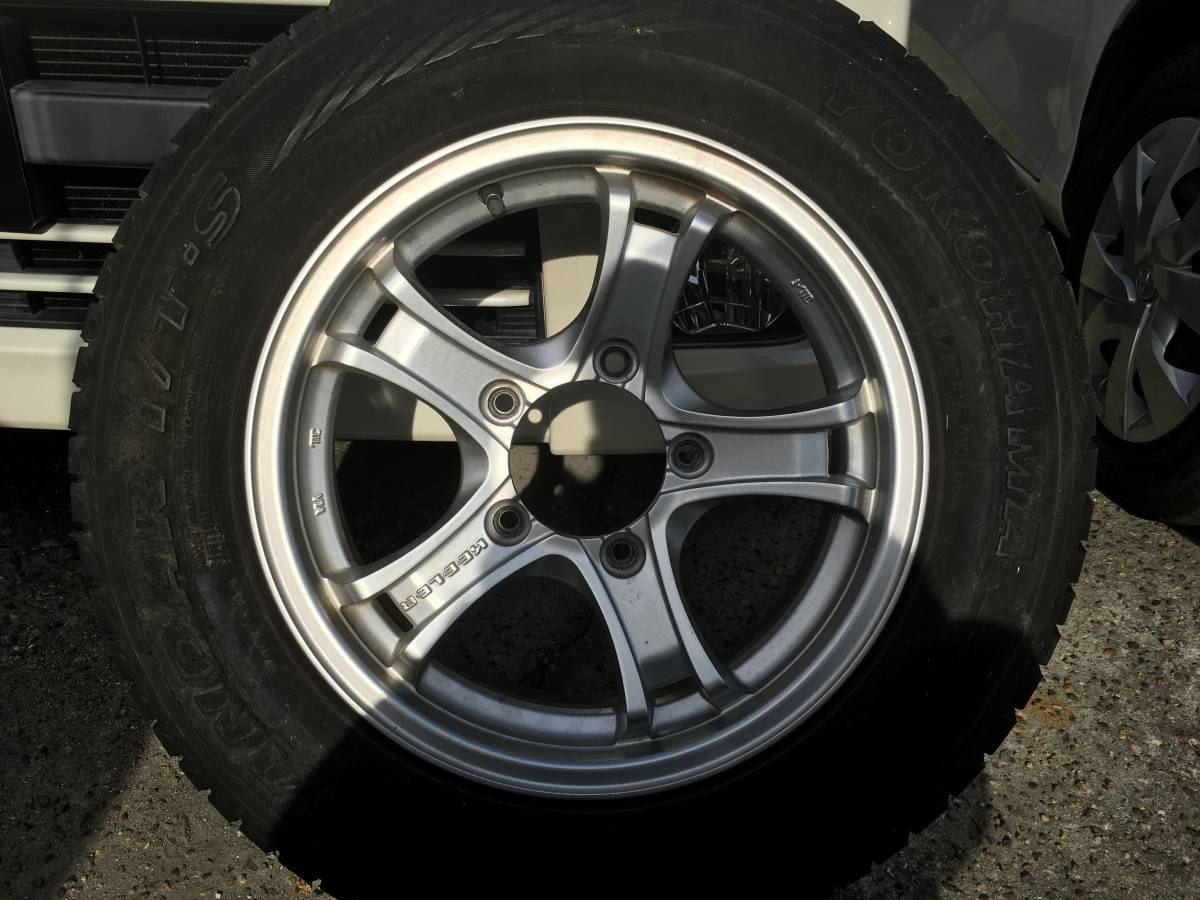 ジムニー等！ウエッズ キーラー フォース 16×5.5J 5H PCD139.7 
