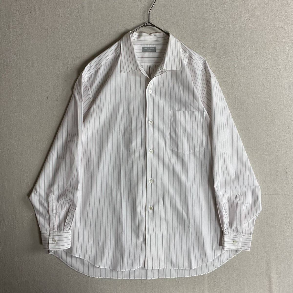 AD1990 COMME des GARCONS HOMME オープンカラー シャツ / コットン 