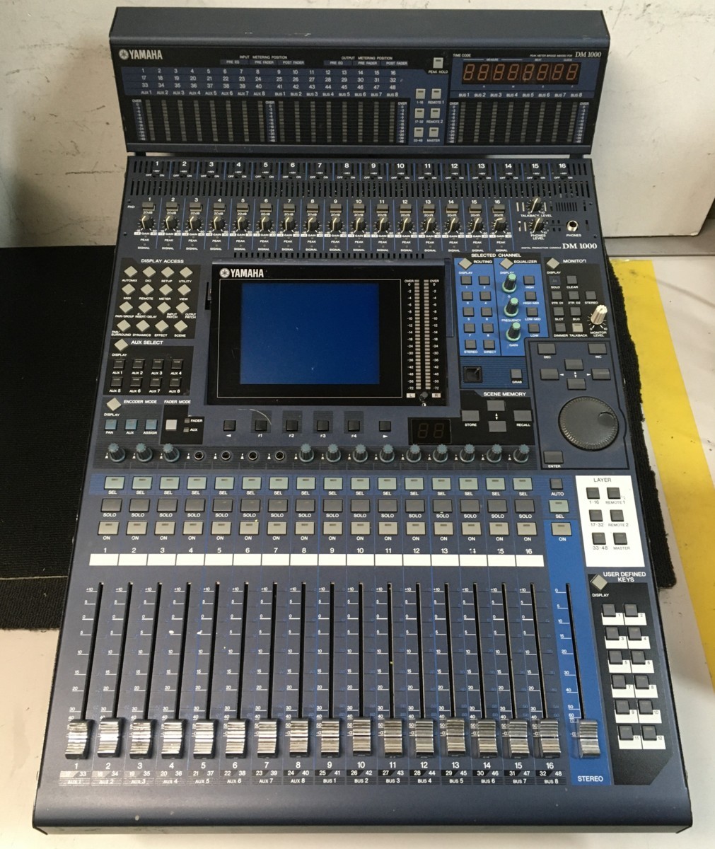 Mb1000 YAMAHA DM1000VCM ヤマハ デジタルミキサー メーターブリッジ MB1000 オプション MY16-AE×2付属(ミキサー ...