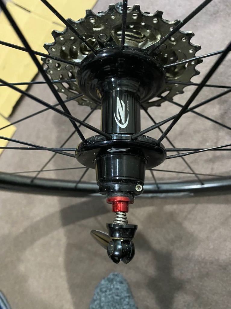 ZIPP 303 Firecrestチューブラーカーボンホイールフロント リアセット シマノ10s_7