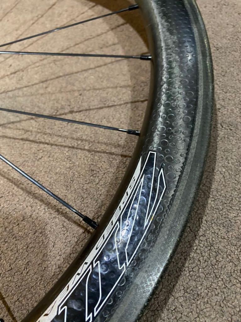 ZIPP 303 Firecrestチューブラーカーボンホイールフロント リアセット シマノ10s_8