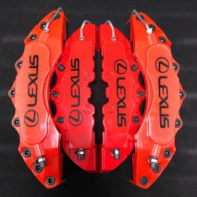 金属ボルト】LEXUS キャリパーカバー レクサス 赤 レッド×ブラック