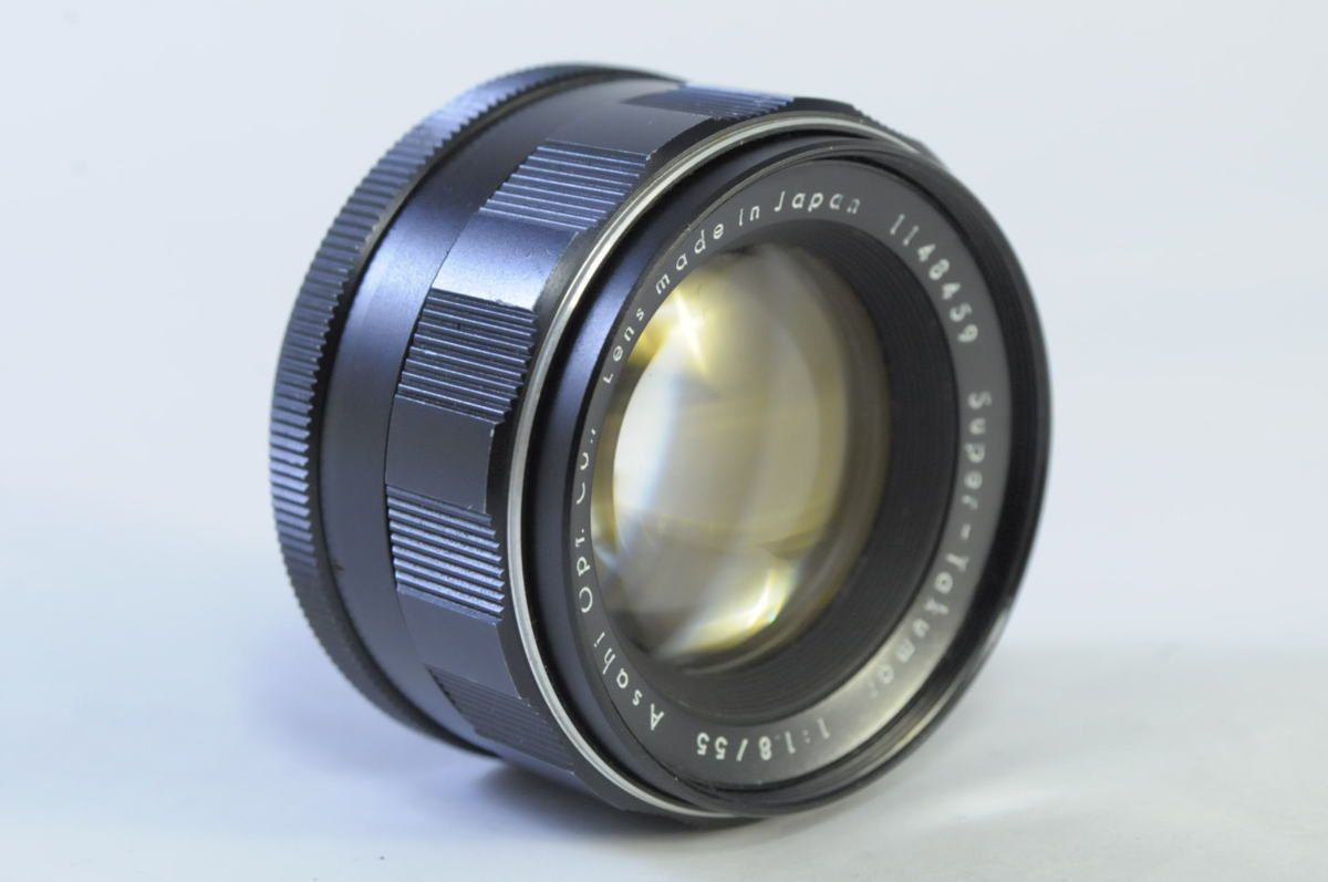 初期型★ペンタックス PENTAX Super-Takumar 55mm F1.8 M42★ごくうすくもり★11847
