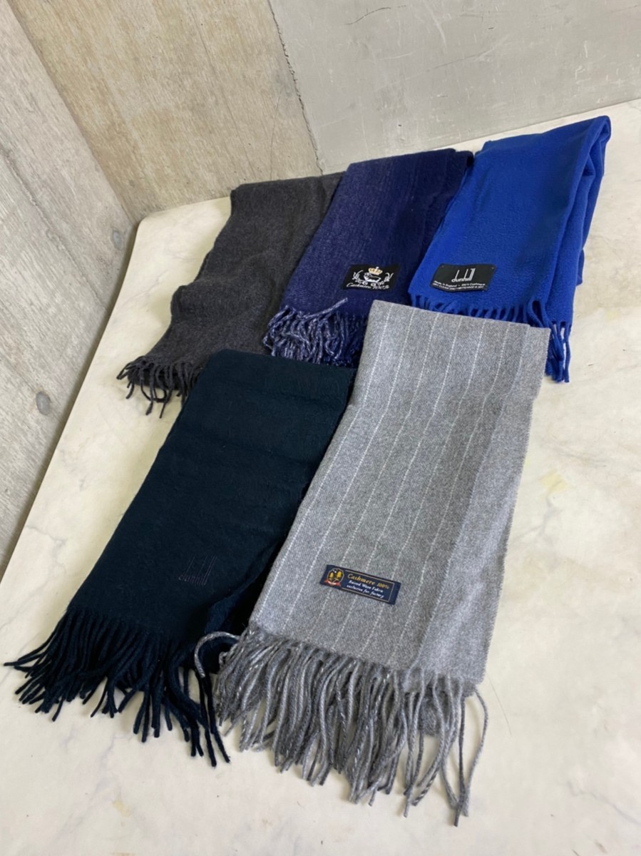  SF021088 カシミヤマフラー dunhill スコットランド製 イタリア製 ダンヒル2枚 他ブランド 5枚セット 黒 灰 紺 青 メンズ(ダンヒル)｜売買されたオークション情報、yahooの商品情報をアーカイブ公 その他