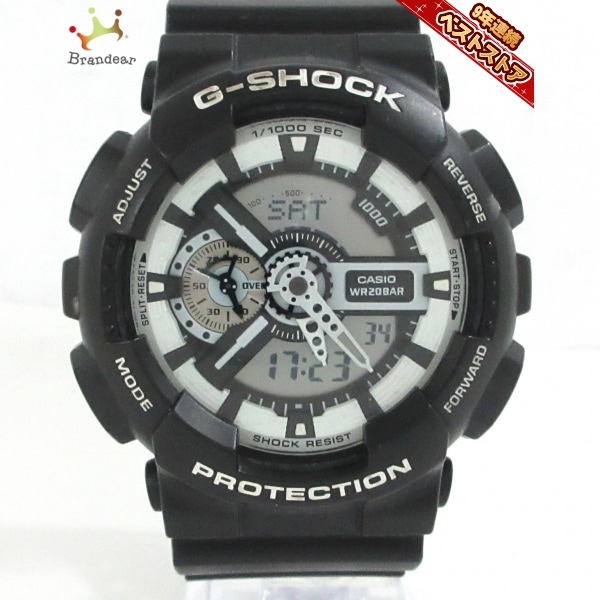 定番人気，本物保証 CASIO カシオ 腕時計 - GA110-BW メンズ デジタル文字盤 黒&times;白(カシオ)｜売買されたオークション情報、yahooの商品情報をアーカイブ公開 - オークファン その他