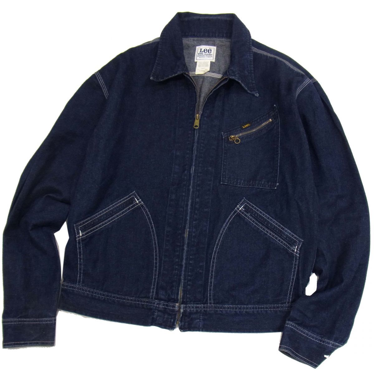 1円 □Lee リー デニムジャケット [0491]復刻91-B インディゴデニム  