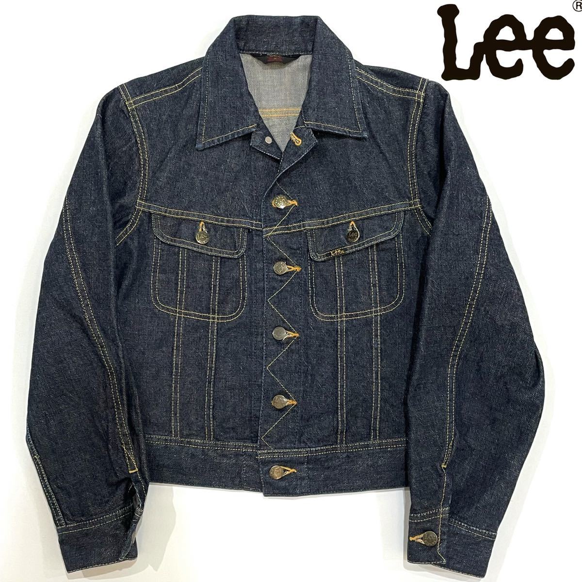濃紺!!LEE ライダース 50s復刻 三角タグ 101-J lot 1411（36 ）Gジャン