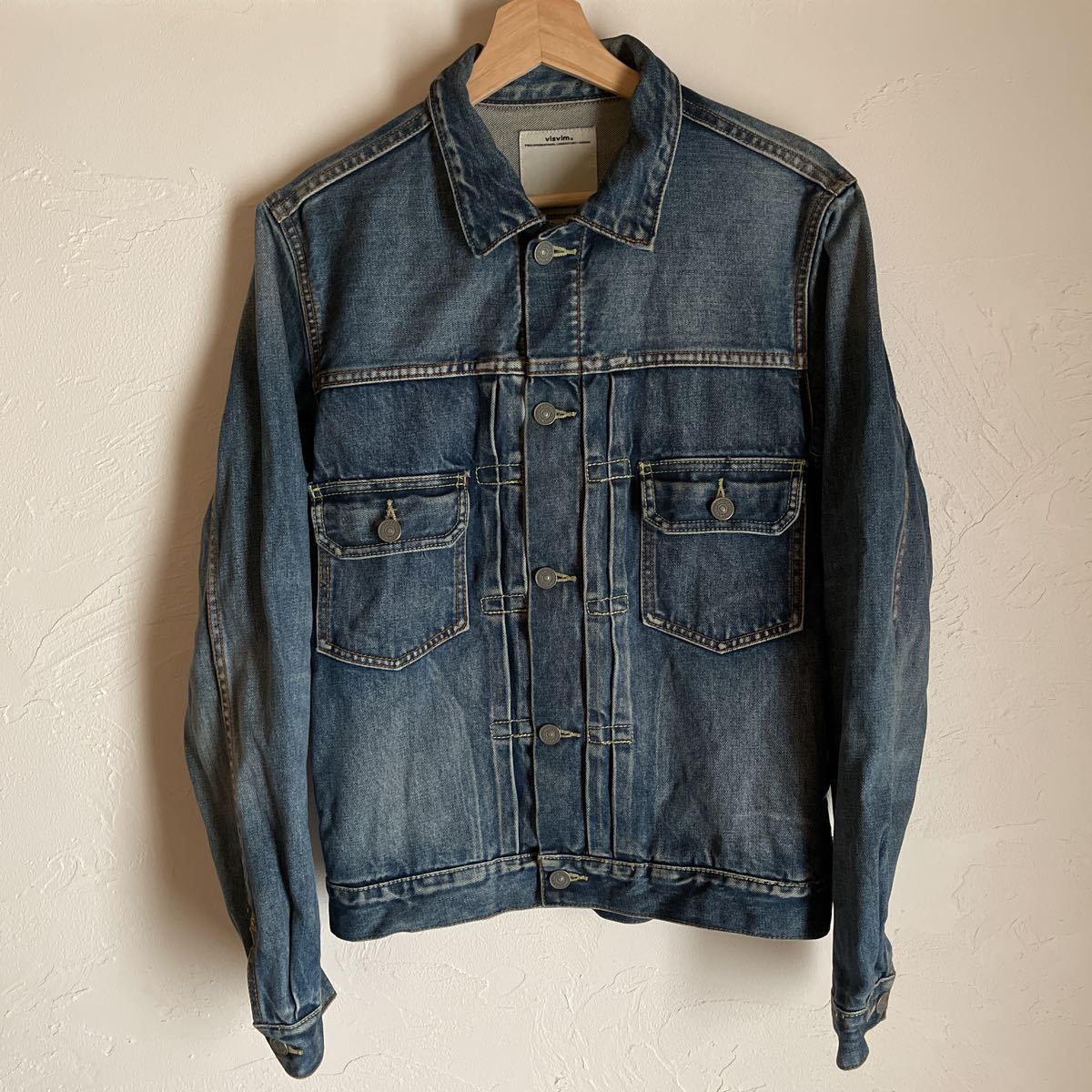 visvim 14ss 101 JKT DAMAGED セカンドタイプ 2nd サイズ2 デニム