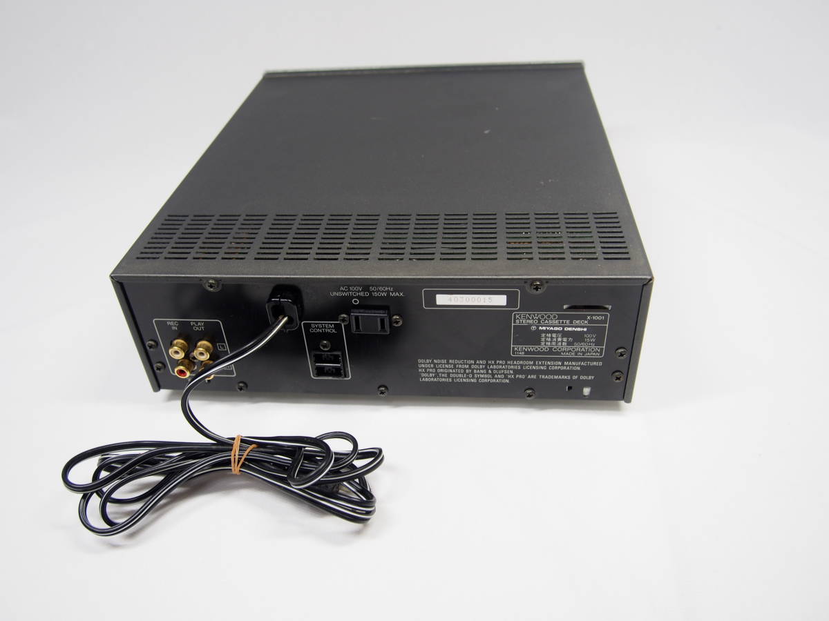 KENWOOD X-1001 カセットデッキ | KENWOOD ケンウッド K\u0027s X