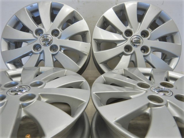 日産モコ純正14インチ シルバーアルミホイール Tire Wheel Car