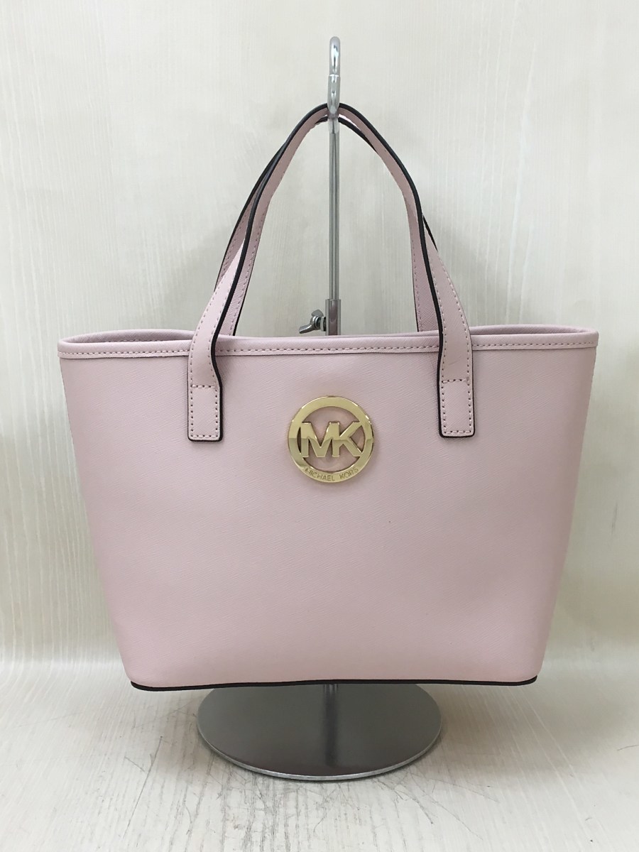 MICHAEL KORS◇JET SET/ミニトートバッグ/レザー/ピンク/35F3GTVT5T 