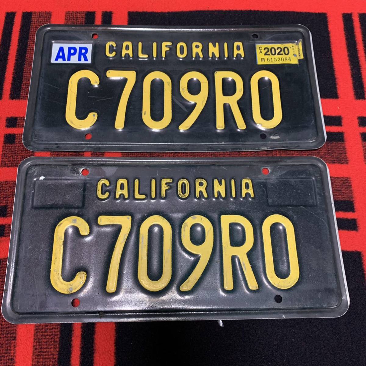激レア前後ペア カリフォルニア CALIFORNIA レガシーライセンス 