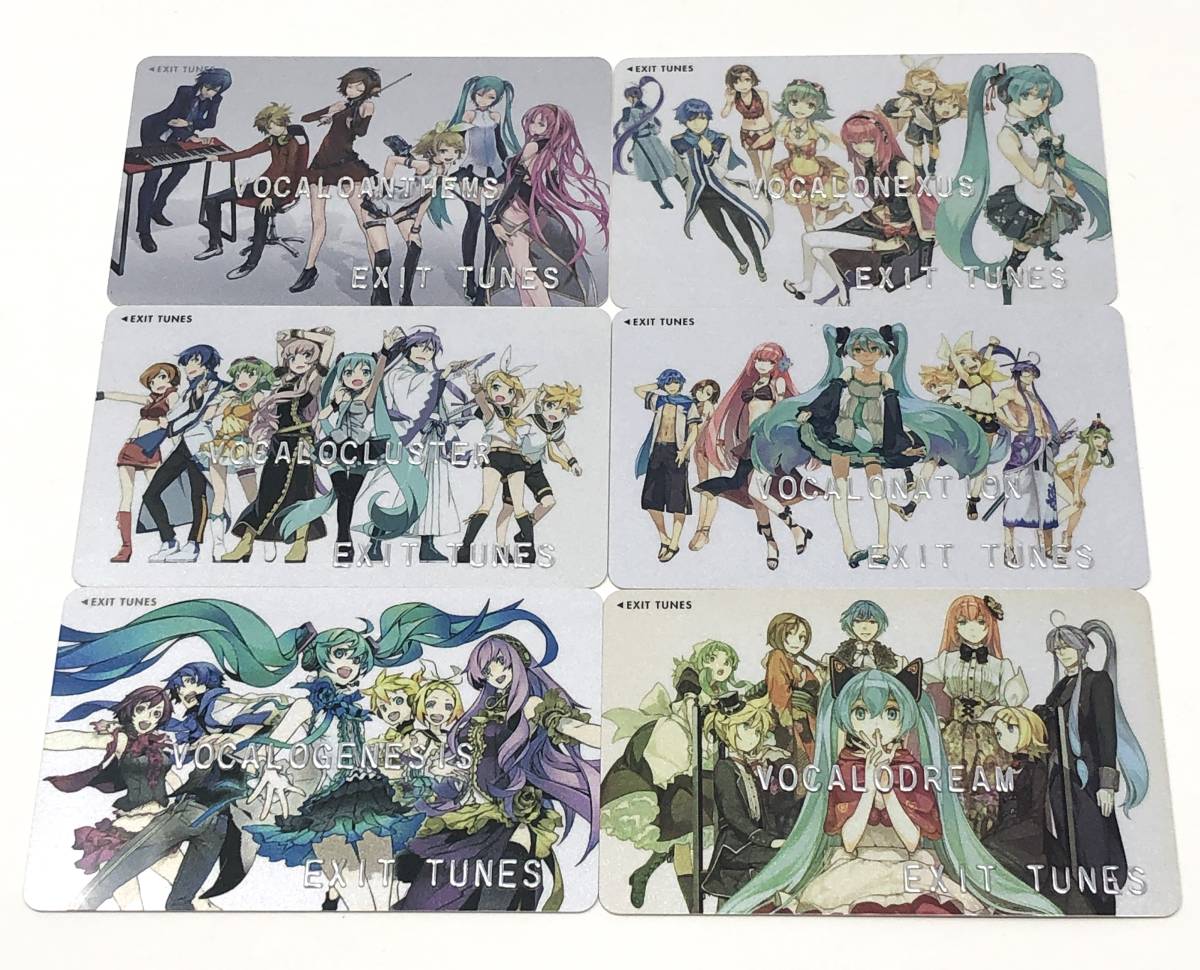 初音ミク Exit Tunes 特典クレジットカード型フェイクカード 6枚 Presents Vocalonation Feat 初音ミク コミック アニメグッズ 売買されたオークション情報 Yahooの商品情報をアーカイブ公開 オークファン Aucfan Com