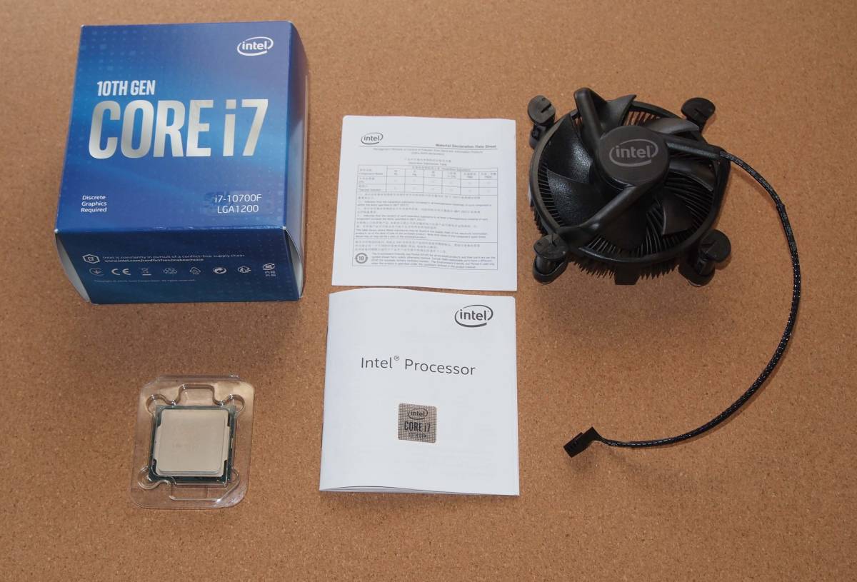 Intel i7-10700F Core CPU i7 Core™ 10700F プロセッサー 〔中古 
