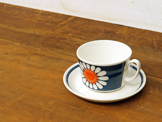 北欧ヴィンテージ フィッギオ デイジー figgjo daisy カップ&ソーサー