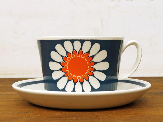 北欧ヴィンテージ フィッギオ デイジー figgjo daisy カップ&ソーサー