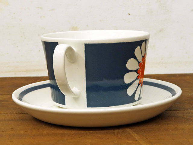 北欧ヴィンテージ フィッギオ デイジー figgjo daisy カップ&ソーサー