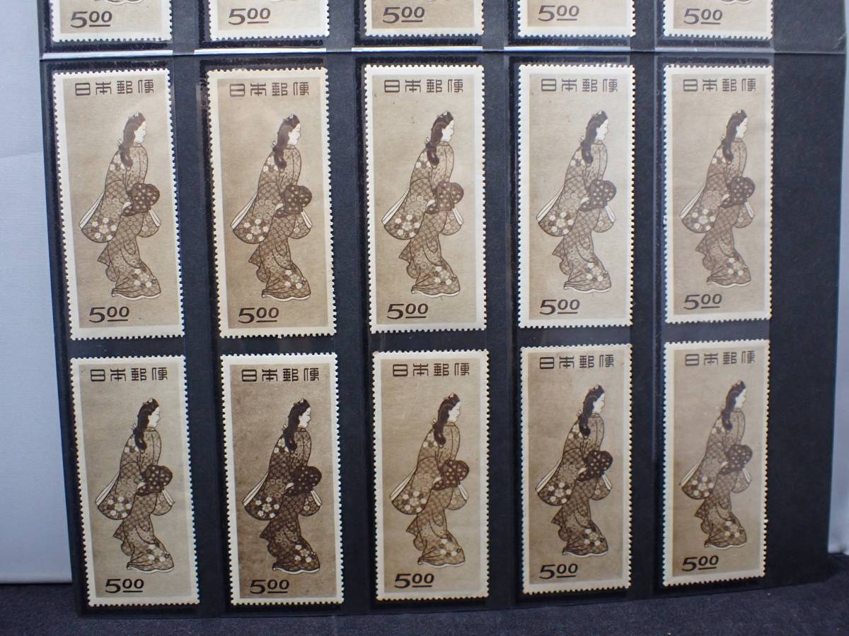見返り美人 切手趣味週間 1948年 ◇希少◇日本切手 未使用 バラ計 シート◇ シート | 見返り美人シート シート計 初日記念印 切手 菱川師宣 値段 日本切手