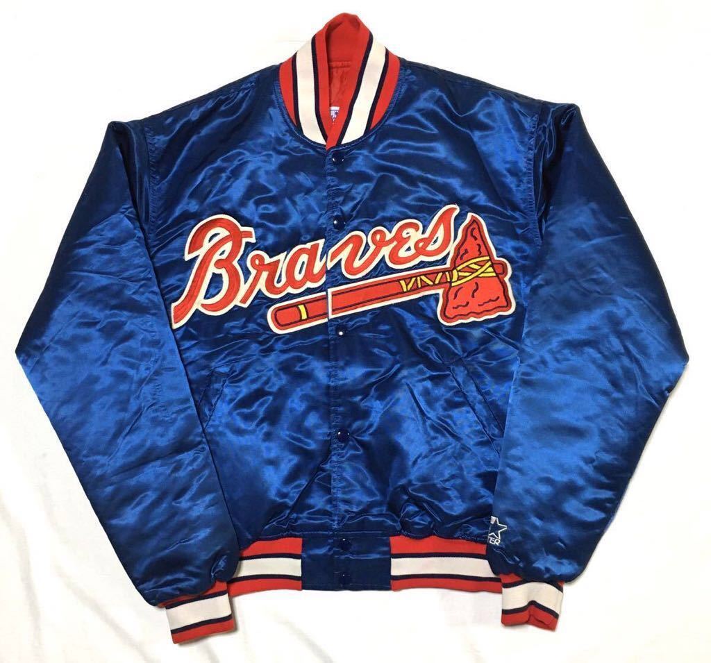 USA製】90s STARTER スターター MLB アトランタブレーブス スタジャン  