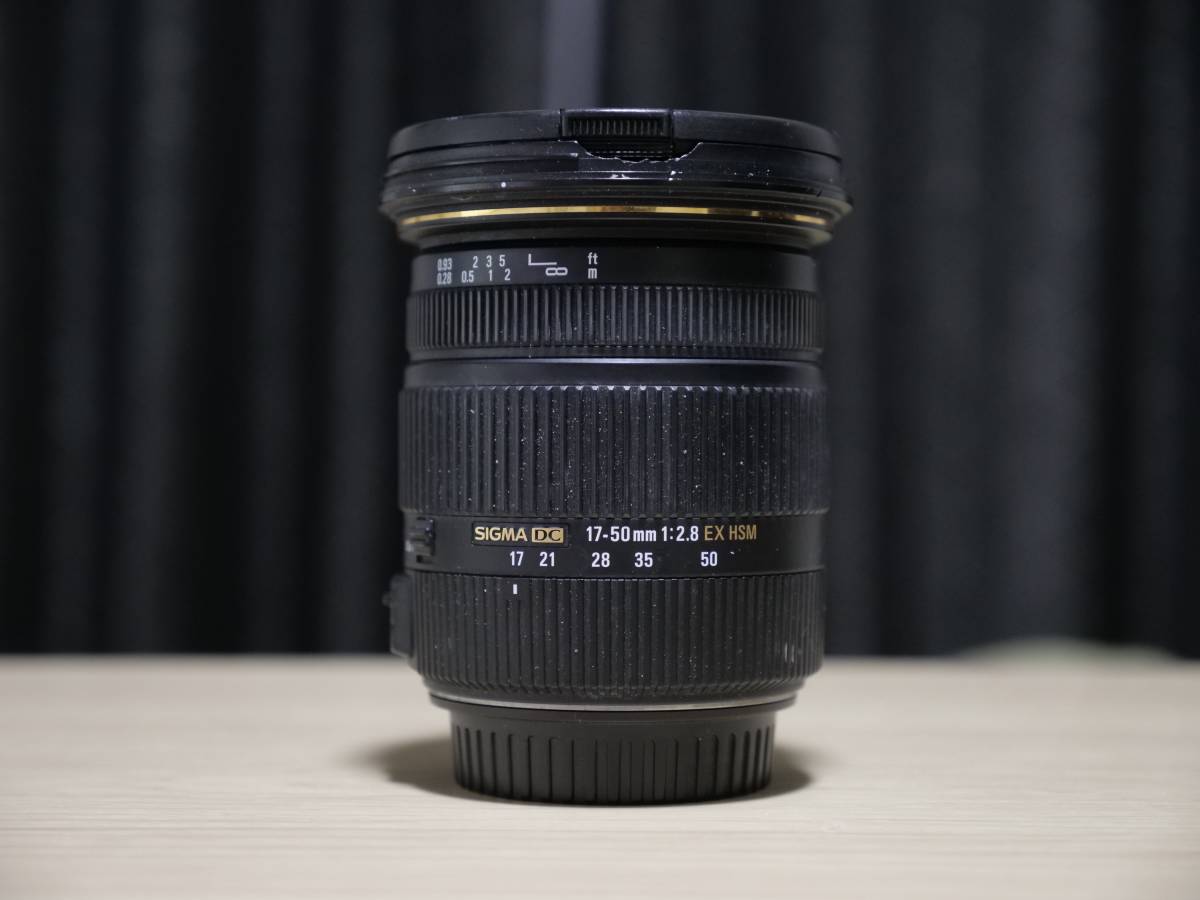 実用品 SIGMA ZOOM 17-50mm f2.8 EX DC OS HSM キャノン EF マウント 17-