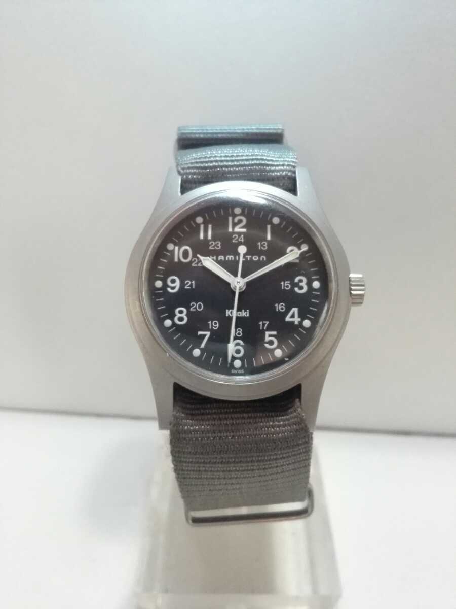 稼働品ジャンク】希少！旧モデル HAMILTON KHAKI 9415A 手巻き 