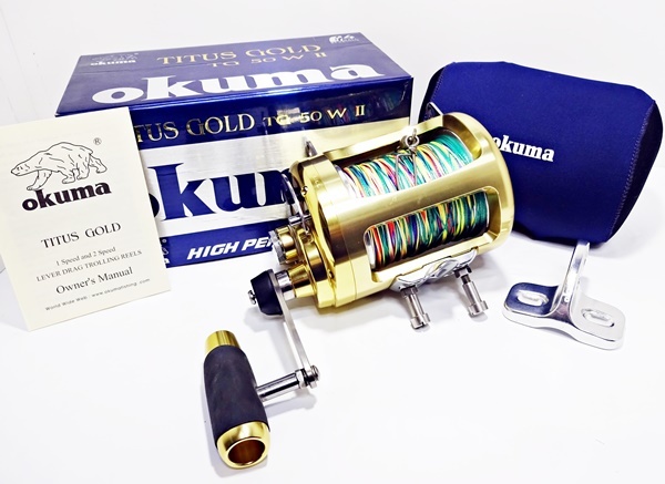 ☆ 美品 ☆ okuma (オクマ) タイタスゴールド TG 50W-Ⅱ 超大型リール