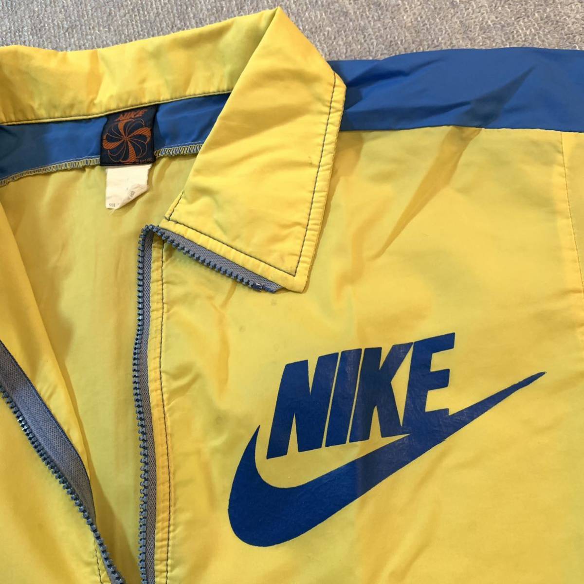 70s BRS 風車 タグ NIKE ナイロンジャケット 検→ 筆記体 90s 80s
