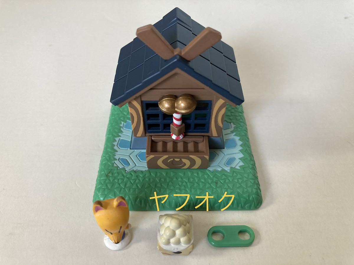 ☆どうぶつの森 森をつくろう！ 神社 つねきち付 フィギュア タカラ 
