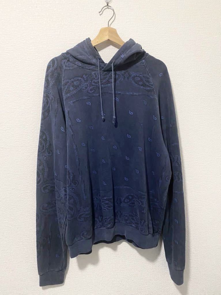 初期 2004AW Waves期 Raf simons paisley hoodie 48 archive Redux 