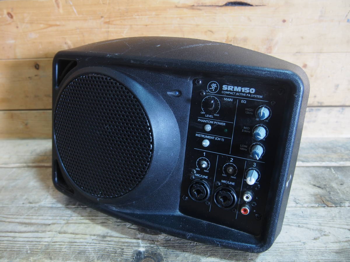 ☆MACKIE マッキー SRM150 ポータブル パワード スピーカー オーディオ