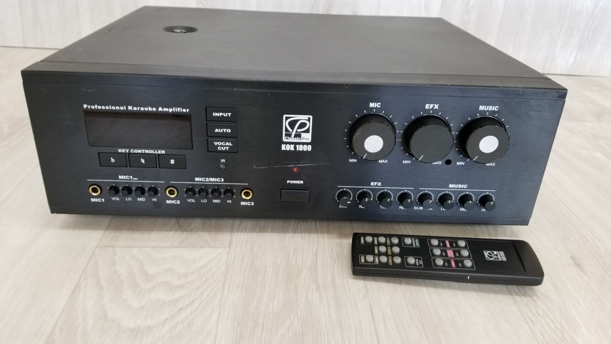 032T22□Classic Pro カラオケアンプ KOK1000 リモコン付属□ 即決