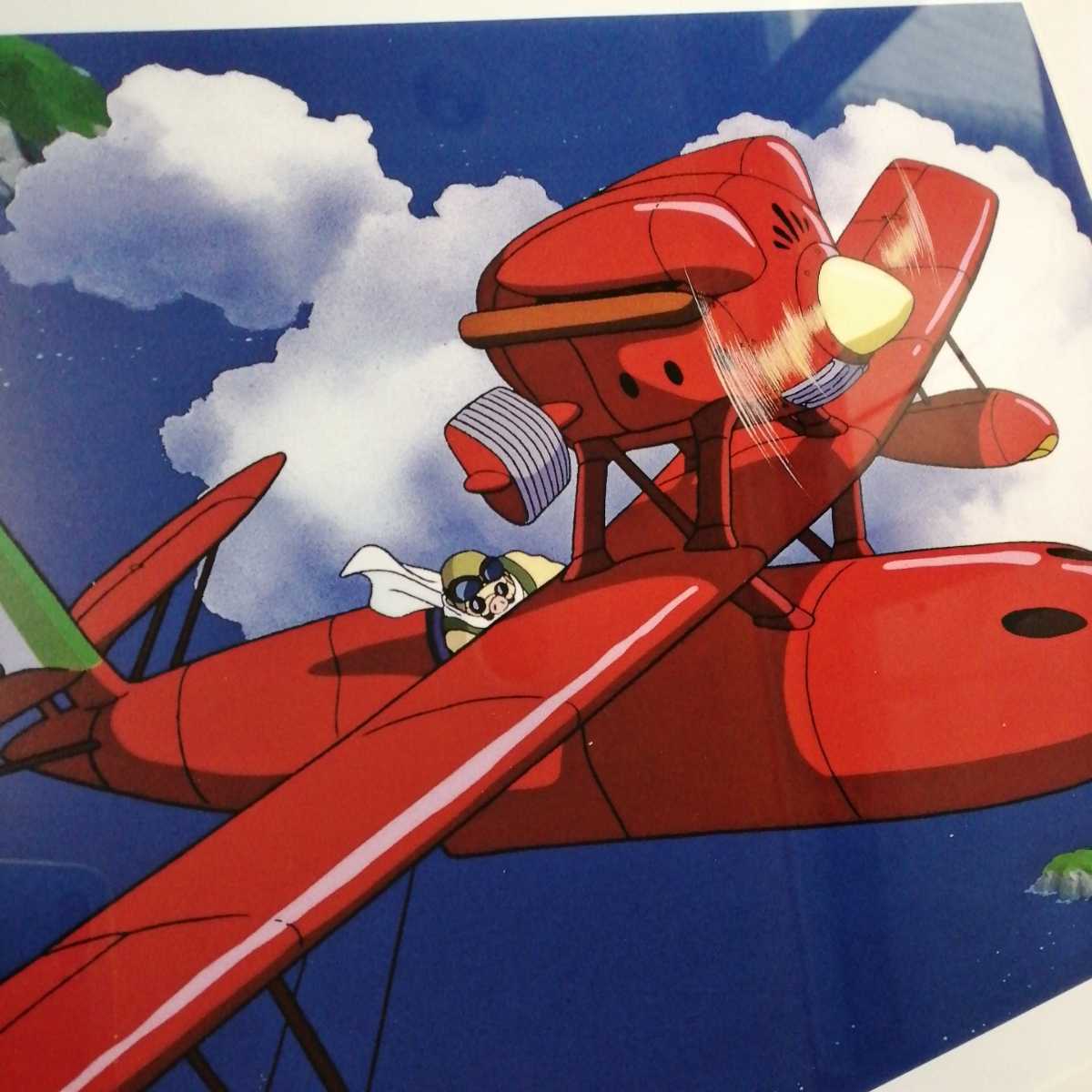 スタジオジブリ 紅の豚 【額装品】ポルコ ポスター カレンダー 検