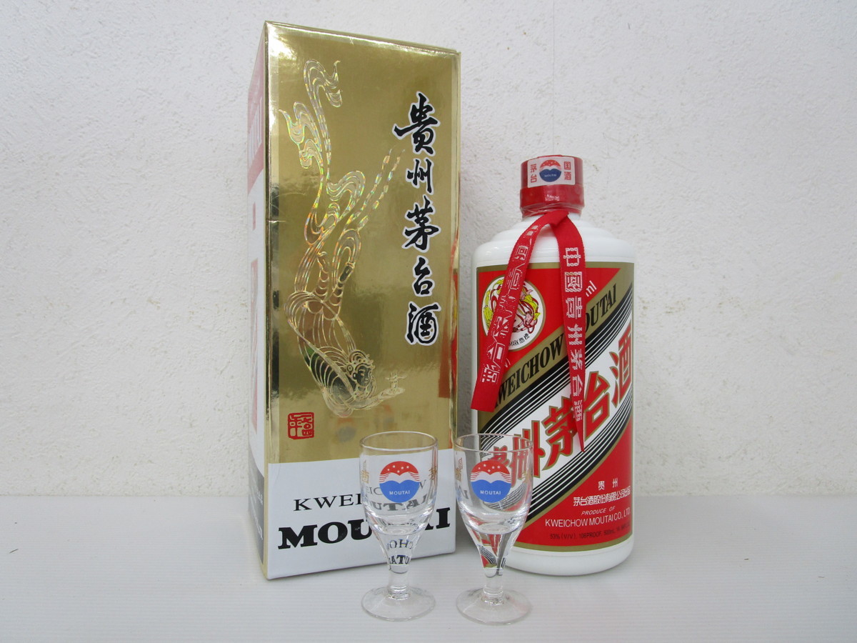 天女ラベル 貴州茅台酒 マオタイ酒 MOUTAI 500ml マオタイ - KWEICHOW 