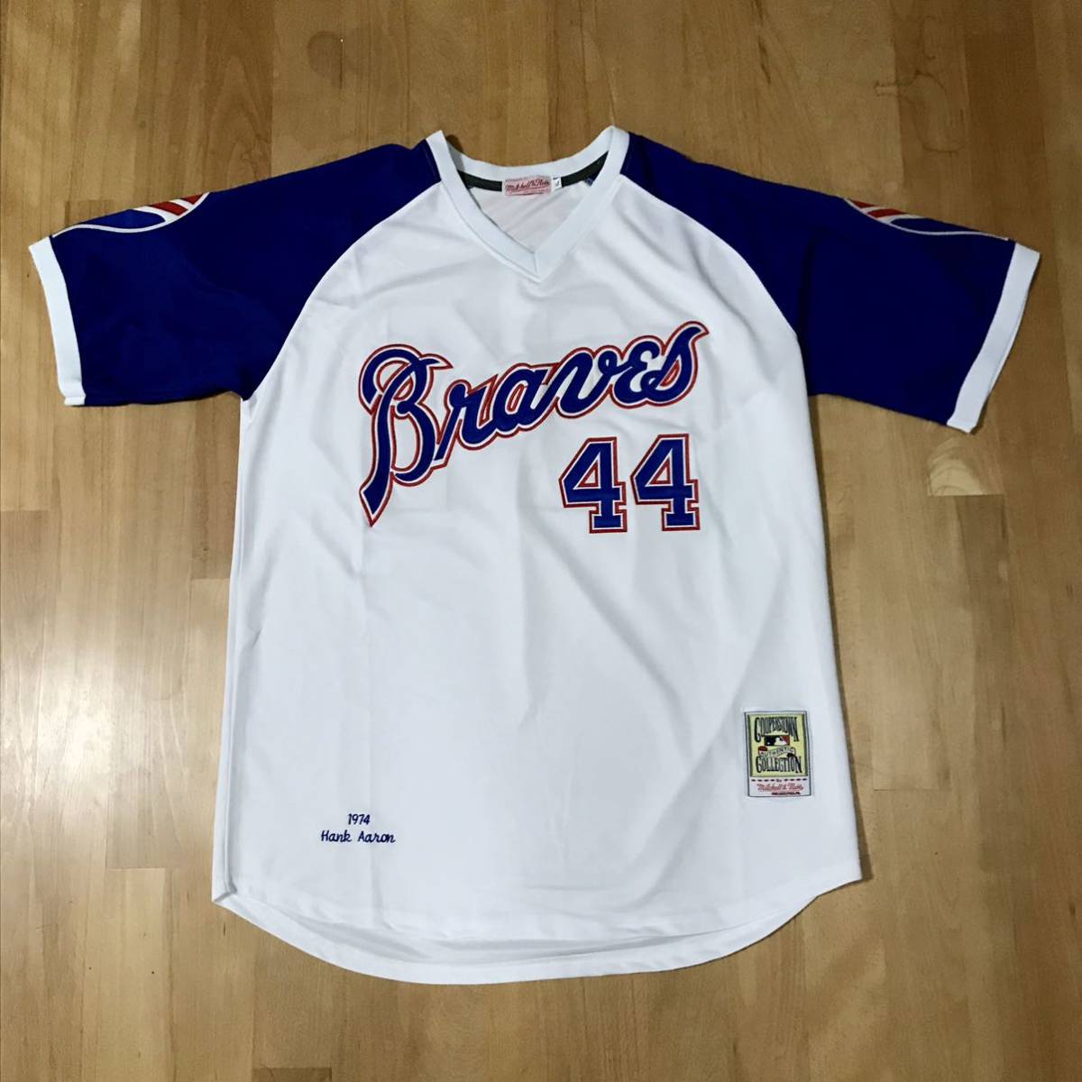 Mitchell & Ness ハンク・アーロン XL □Majestic マジェスティック